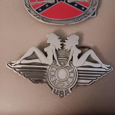 2 FAST LANE BELT BUCKLES