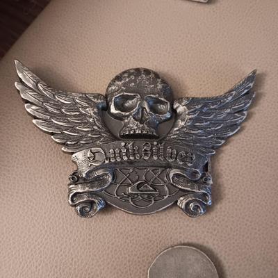 2 QUIK SILVER BELT BUCKLES