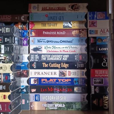 LOT 6: Large Collection of VHS Tapes