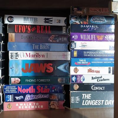 LOT 6: Large Collection of VHS Tapes