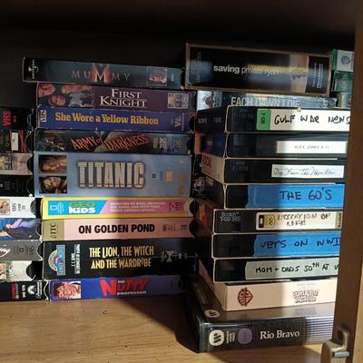 LOT 6: Large Collection of VHS Tapes