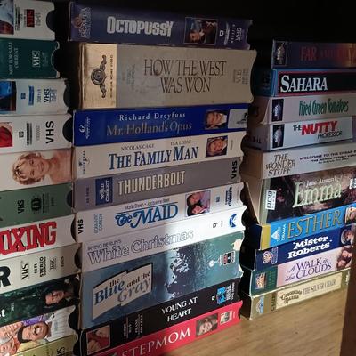 LOT 6: Large Collection of VHS Tapes