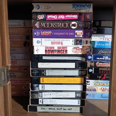 LOT 6: Large Collection of VHS Tapes