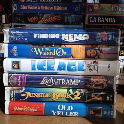 LOT 6: Large Collection of VHS Tapes