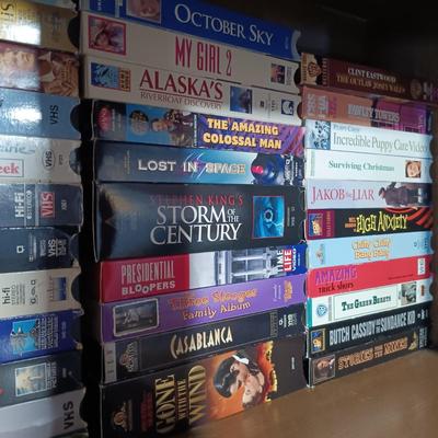 LOT 6: Large Collection of VHS Tapes