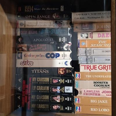 LOT 6: Large Collection of VHS Tapes