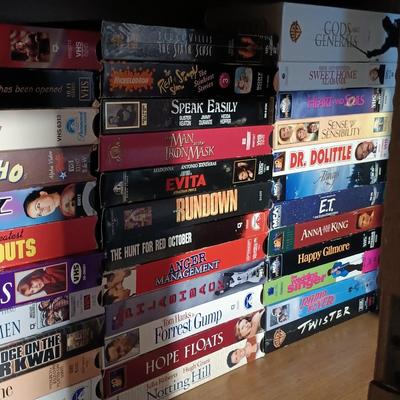 LOT 6: Large Collection of VHS Tapes