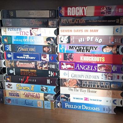 LOT 6: Large Collection of VHS Tapes