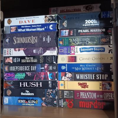 LOT 6: Large Collection of VHS Tapes