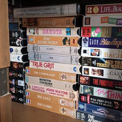 LOT 6: Large Collection of VHS Tapes