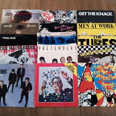 LOT 10: Vintage Records - Pretenders, The Waitress, The Tubes & More