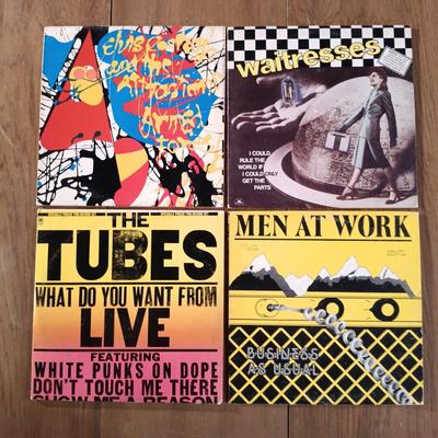 LOT 10: Vintage Records - Pretenders, The Waitress, The Tubes & More