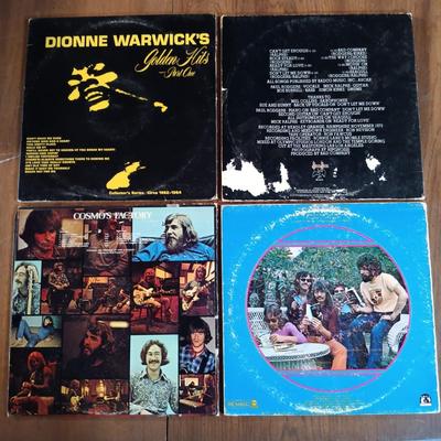 LOT 15: Vintage Records - Dionne Warwick, Woodstock, Bad Company & More
