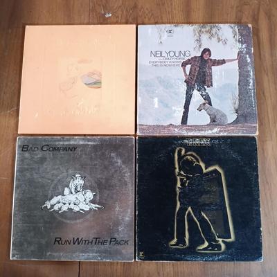 LOT 15: Vintage Records - Dionne Warwick, Woodstock, Bad Company & More