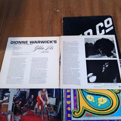 LOT 15: Vintage Records - Dionne Warwick, Woodstock, Bad Company & More