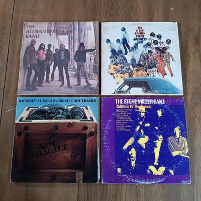 LOT 16: Vintage Records - Grand Funk Railroad, The Steve Miller Band, The Beach Boys & More