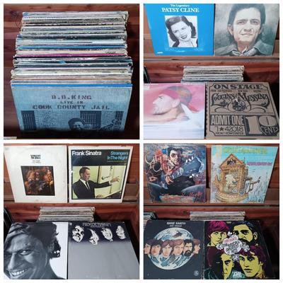 LOT 24: Collection of Unsorted Vintage Records