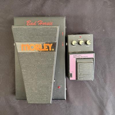 LOT 37: Morley Bad Horsie Guitar Guitar Pedal and Ibanez Metal Screamer Guitar Effect Pedal