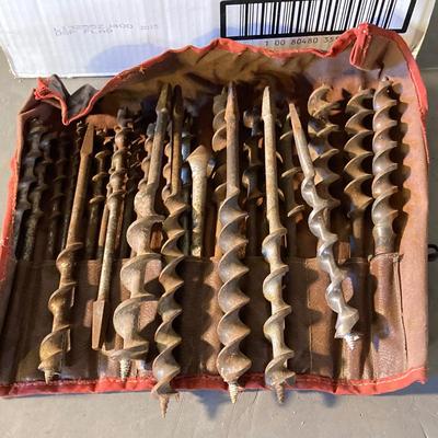 LOT 79: Collection of Tools - Vintage Hand Tools, Dewalt Circular Blades, Drill Bits and More