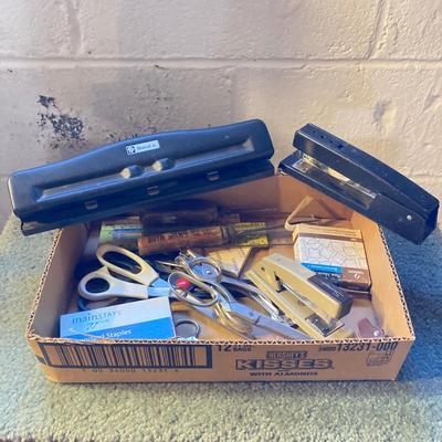 LOT 80: Basement Finds - Large Collection of Household Items, Light Bulbs, Office Supplies and Much More