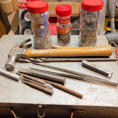 LOT 81: Contents of Items on Work Bench
