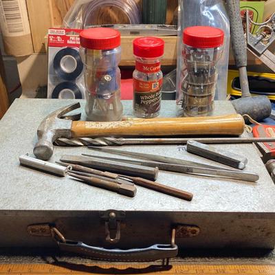 LOT 81: Contents of Items on Work Bench
