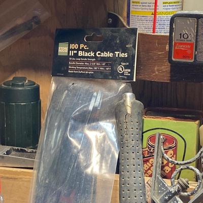 LOT 81: Contents of Items on Work Bench