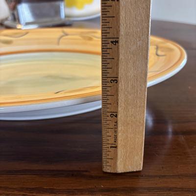 LOT 82: Urania Mod 150 Pasta Maker & Large Floral Ceramic Serving Bowls