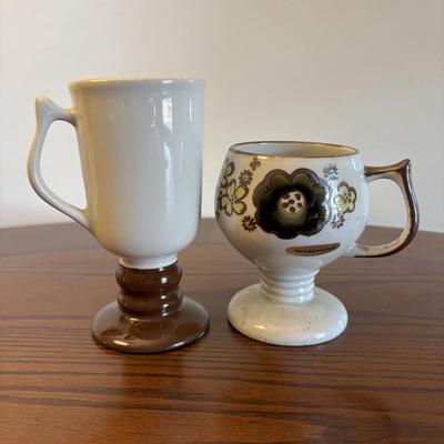 LOT 85: Oster Blender, Hand-Painted Mug,Polka Dot Beverage Glasses, Fountain ware Soda Glasses & More
