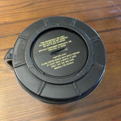 LOT 87: Kitchen Collection of Farberware Percolator Coffee Pot, Vintage Milk Glass Mug & Glass, Measuring Cups, Stainless Steel Bowls...