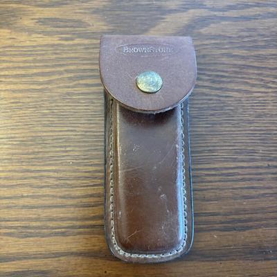 LOT 94: Pocket Knives: Brown Stone 715, Leatherman Tool, Combo Edge