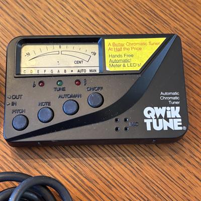 LOT 97: Blue Harp Harmonica, Mintek Mic, Qwik Tune, Guitar/Bass Tuner & More