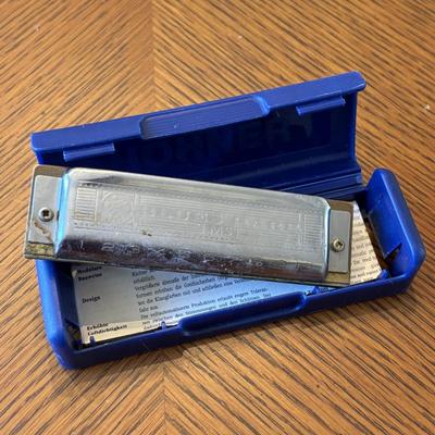 LOT 97: Blue Harp Harmonica, Mintek Mic, Qwik Tune, Guitar/Bass Tuner & More