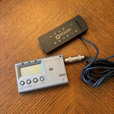 LOT 97: Blue Harp Harmonica, Mintek Mic, Qwik Tune, Guitar/Bass Tuner & More