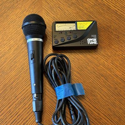 LOT 97: Blue Harp Harmonica, Mintek Mic, Qwik Tune, Guitar/Bass Tuner & More