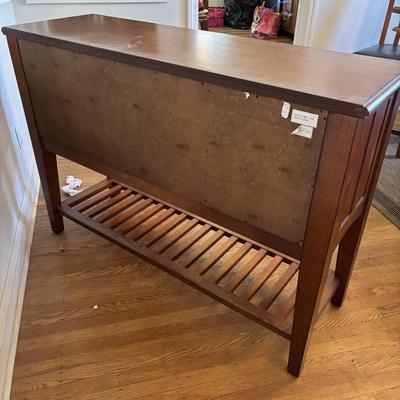 LOT 98: Mission Style Credenza/Side Board