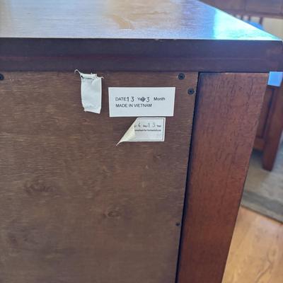 LOT 98: Mission Style Credenza/Side Board