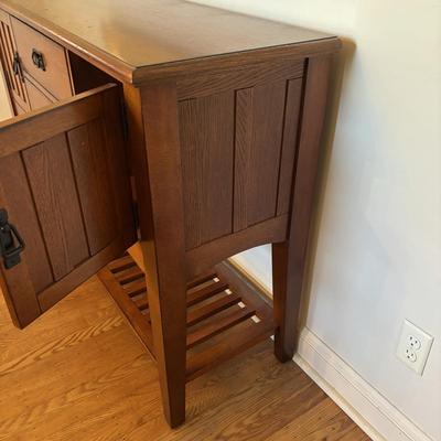 LOT 98: Mission Style Credenza/Side Board