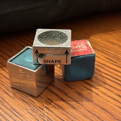 LOT 105: Pool Sticks & Case: Meucci & Unbranded