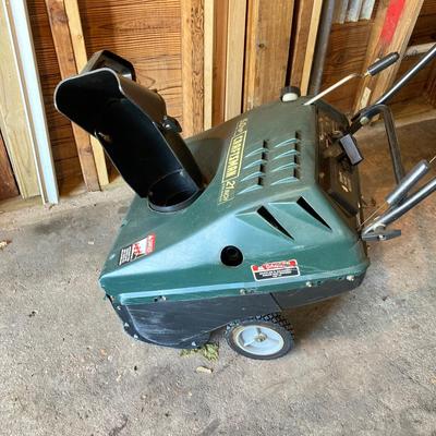 LOT 109: Craftsman 5.0 HP 21 Inch Gas Powered Snow Blower Model 536.885214