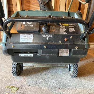 LOT 109: Craftsman 5.0 HP 21 Inch Gas Powered Snow Blower Model 536.885214