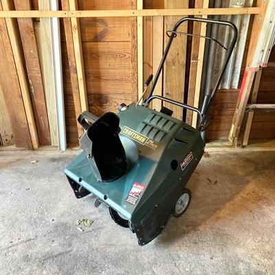 LOT 109: Craftsman 5.0 HP 21 Inch Gas Powered Snow Blower Model 536.885214
