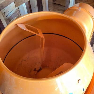 LOT 110: Central Machinery 3-1/2 Cubic Ft Rolling Cement Mixer