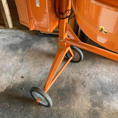 LOT 110: Central Machinery 3-1/2 Cubic Ft Rolling Cement Mixer
