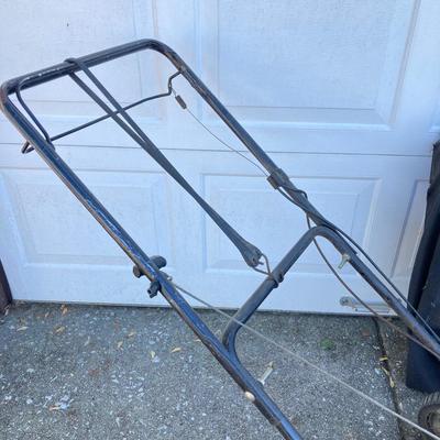 LOT 114: Yard Machines MTD Gas Powered Self Propelled Lawn Mower Model No. 12A-464T020 with Bag