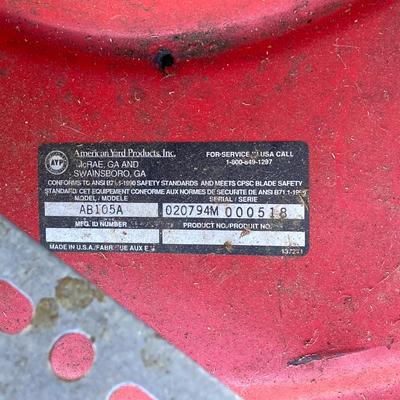 LOT 115: American Yard Products, Inc. Briggs & Stratton Classic Rally Plus 20" Gas Powered Lawn Mower - Model AB105A