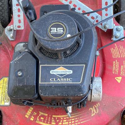 LOT 115: American Yard Products, Inc. Briggs & Stratton Classic Rally Plus 20" Gas Powered Lawn Mower - Model AB105A