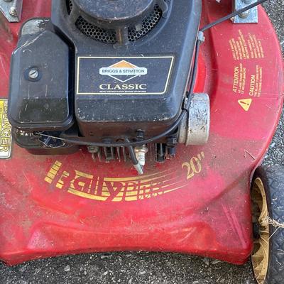 LOT 115: American Yard Products, Inc. Briggs & Stratton Classic Rally Plus 20" Gas Powered Lawn Mower - Model AB105A