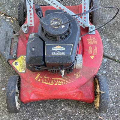 LOT 115: American Yard Products, Inc. Briggs & Stratton Classic Rally Plus 20" Gas Powered Lawn Mower - Model AB105A