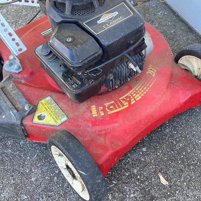 LOT 115: American Yard Products, Inc. Briggs & Stratton Classic Rally Plus 20" Gas Powered Lawn Mower - Model AB105A